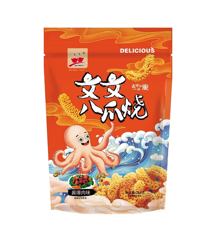 文文八爪烧酱爆肉味