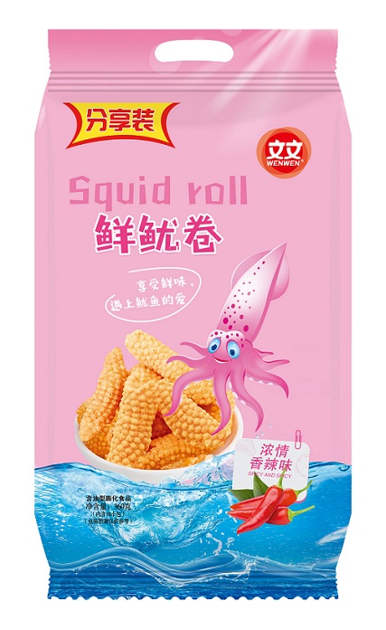 浓情香辣味鲜鱿卷