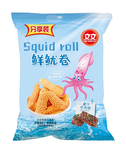 酱汁牛肉味鲜鱿卷（分享装）