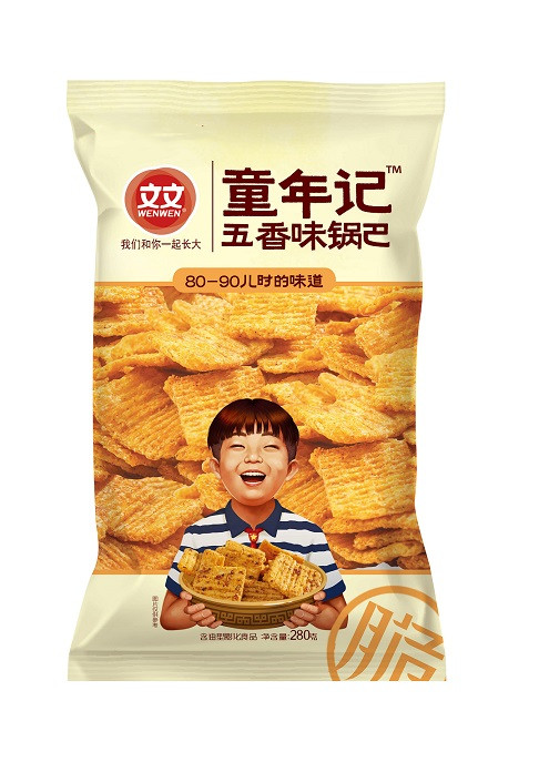 童年记五香味锅巴(280g)